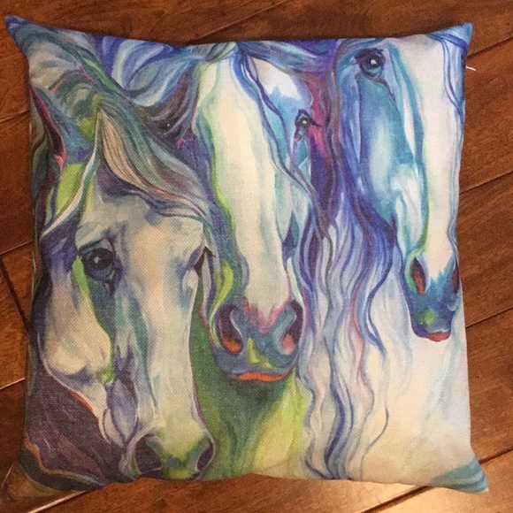 Horse Decorator Pillow - Picture 2 of 2